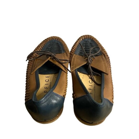 Office London Men’s Brown and Blue Slip-On Loafers for Effortless Style main image 6